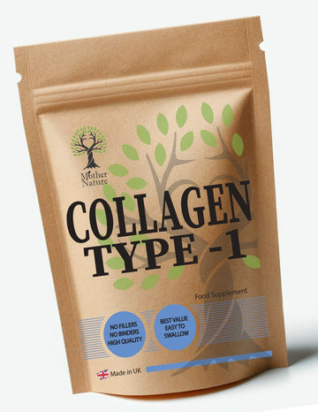 Collagen Capsules 500mg High Potency Clean Natural Collagen Type 1 Eco - friendly Best Vegan Supplements Plant - based Holistic Health - MOTHER NATURE SUPPLEMENTSCollagen Capsules 500mg High Potency Clean Natural Collagen Type 1 Eco - friendly Best Vegan Supplements Plant - based Holistic HealthDiet Supplementss
