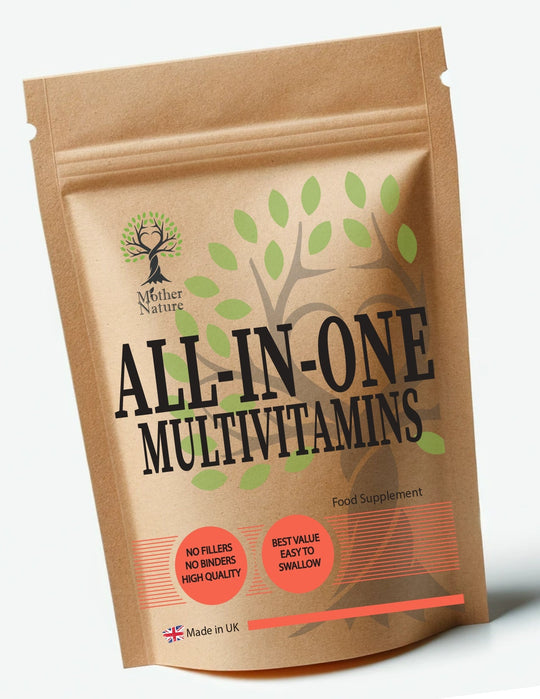 Multi Vitamins Capsules High Strength ALL - IN - ONE Vitamins & Minerals Eco - frindly Vegan Supplements - MOTHER NATURE SUPPLEMENTSMulti Vitamins Capsules High Strength ALL - IN - ONE Vitamins & Minerals Eco - frindly Vegan SupplementsDiet Supplementss