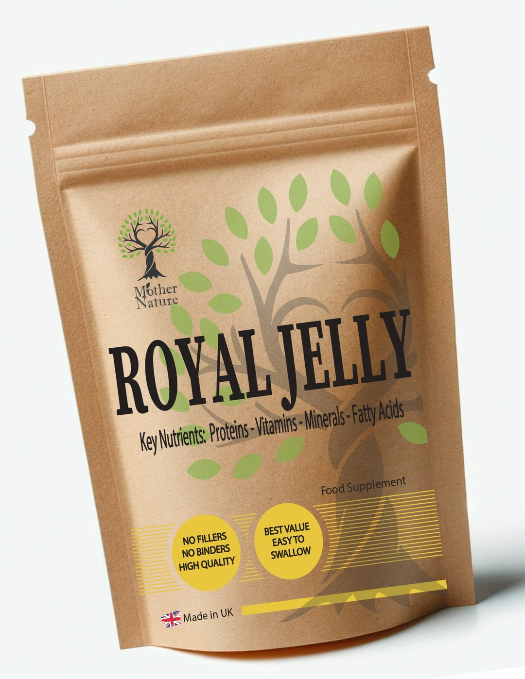 Royal Jelly Capsules 400mg Clean Natural Royal Jelly Powder Eco - friendly Best Vegan Supplements Plant - based Holistic Health - MOTHER NATURE SUPPLEMENTSRoyal Jelly Capsules 400mg Clean Natural Royal Jelly Powder Eco - friendly Best Vegan Supplements Plant - based Holistic HealthDiet Supplementss