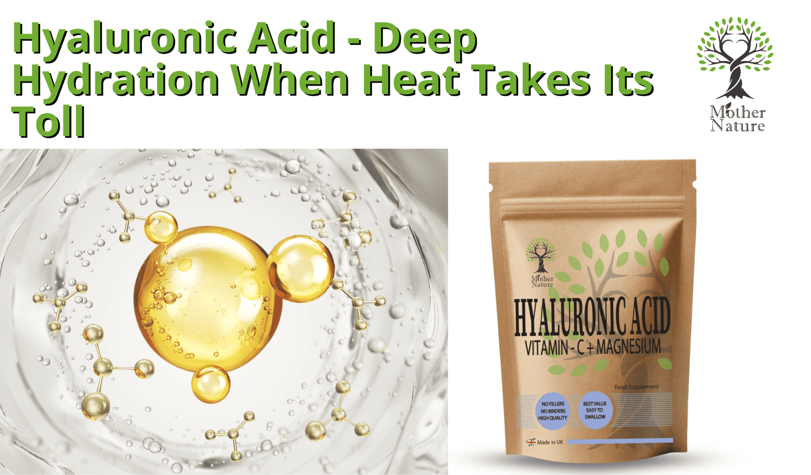 Sun, Heat & Your Skin: The Best Supplements for Glowing Skin This Summer - MOTHER NATURE SUPPLEMENTS