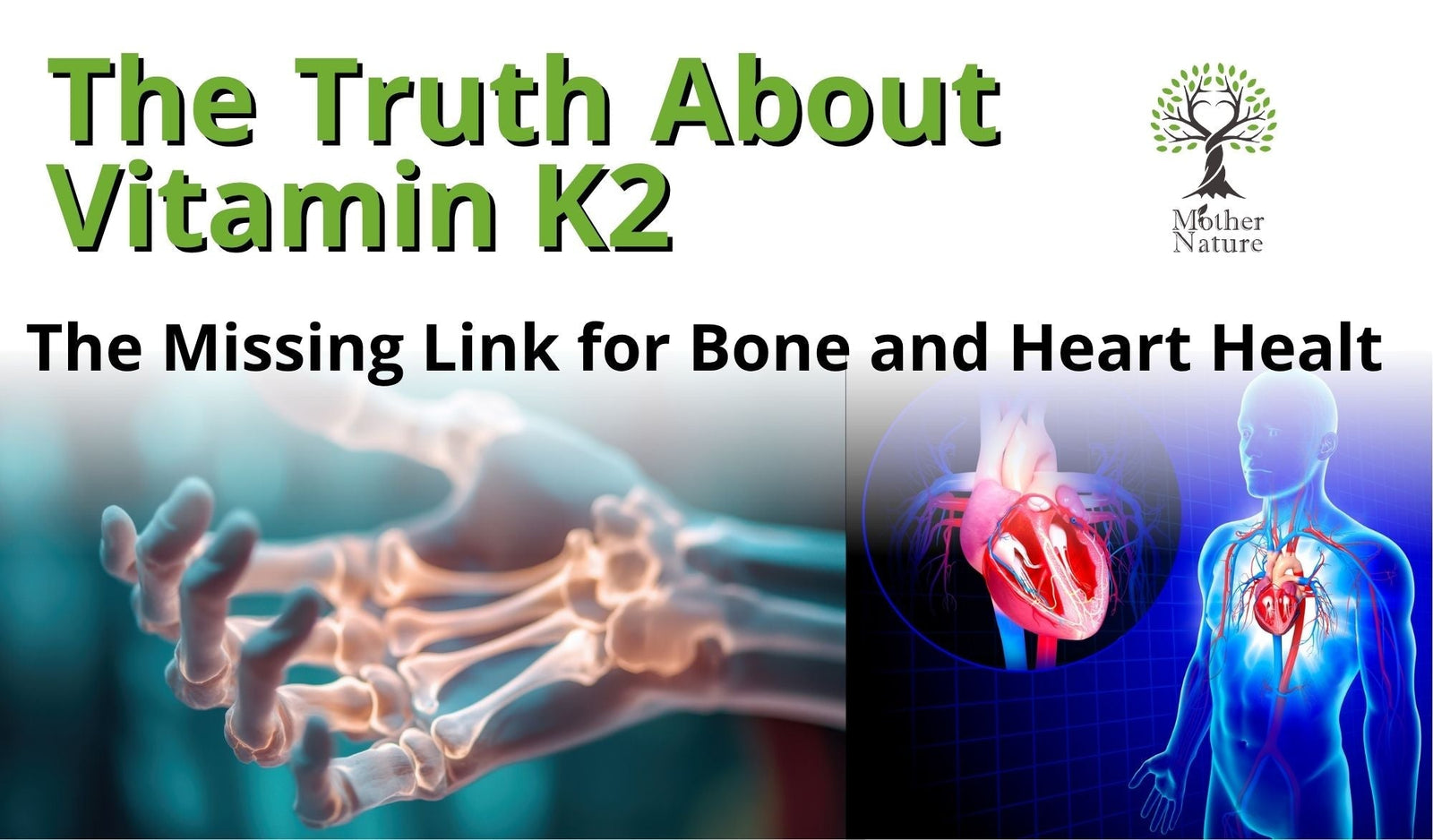 The Truth About Vitamin K2: The Missing Link for Bone and Heart Healt - MOTHER NATURE SUPPLEMENTS