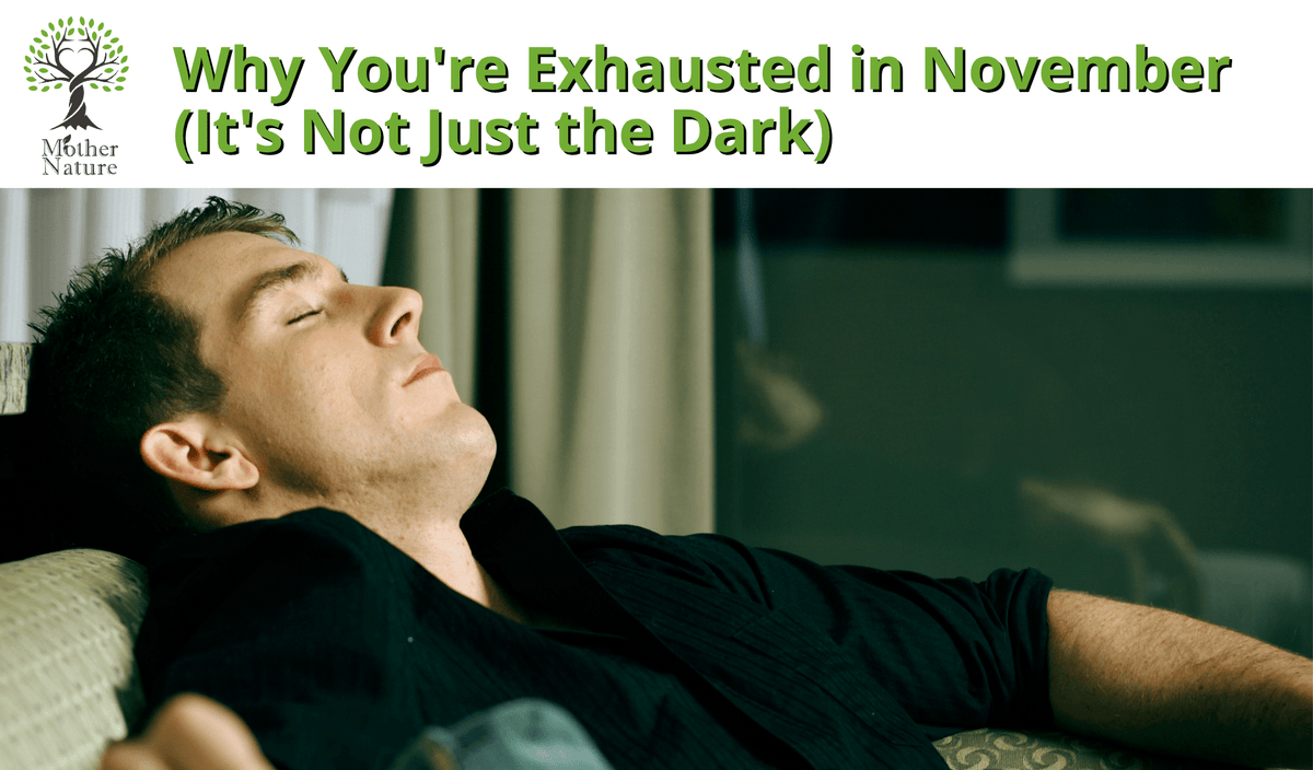 Why You're Exhausted in November (It's Not Just the Dark) - MOTHER NATURE SUPPLEMENTS