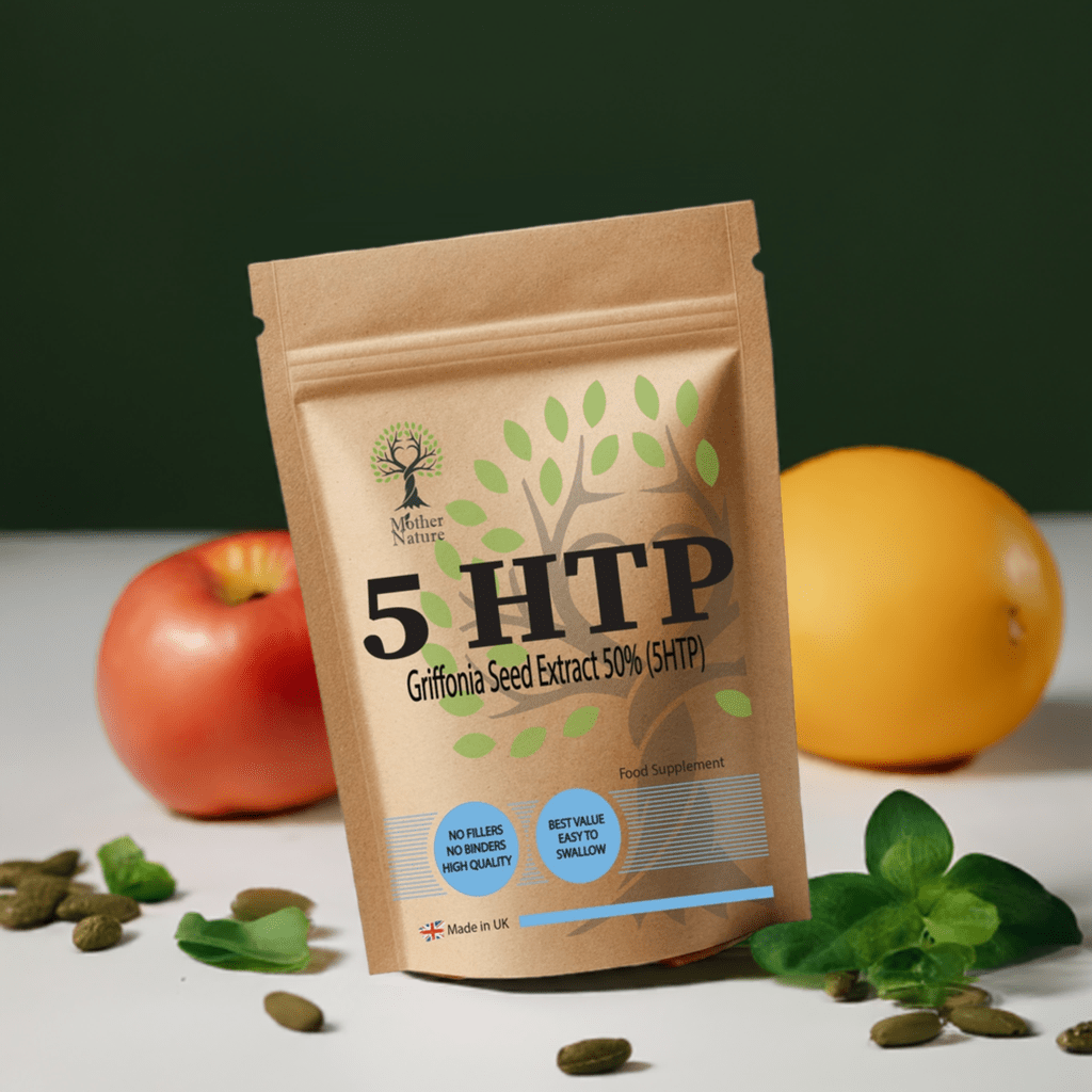 Htp Roots 5-HTP Capsules 400 mg – Griffonia Seed Extract – Vegan Supplement – Mo ...