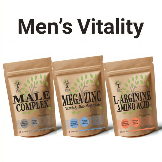 Men's Vitality Stack – Male Complex, Zinc & L-Arginine – Mother Nature