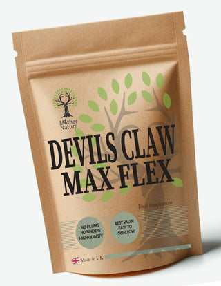 Devils Claw Capsules 400 mg – Clean Natural Vegan Supplements - Mother Nature
