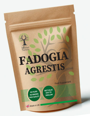 Fadogia Agrestis Capsules 500mg High Strength Natural Fadogia Powder Vegan Supplements