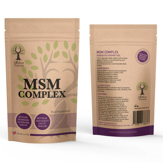 MSM Complex Glucosamine Chondroitin High Strength Natural Collagen & Vitamin C