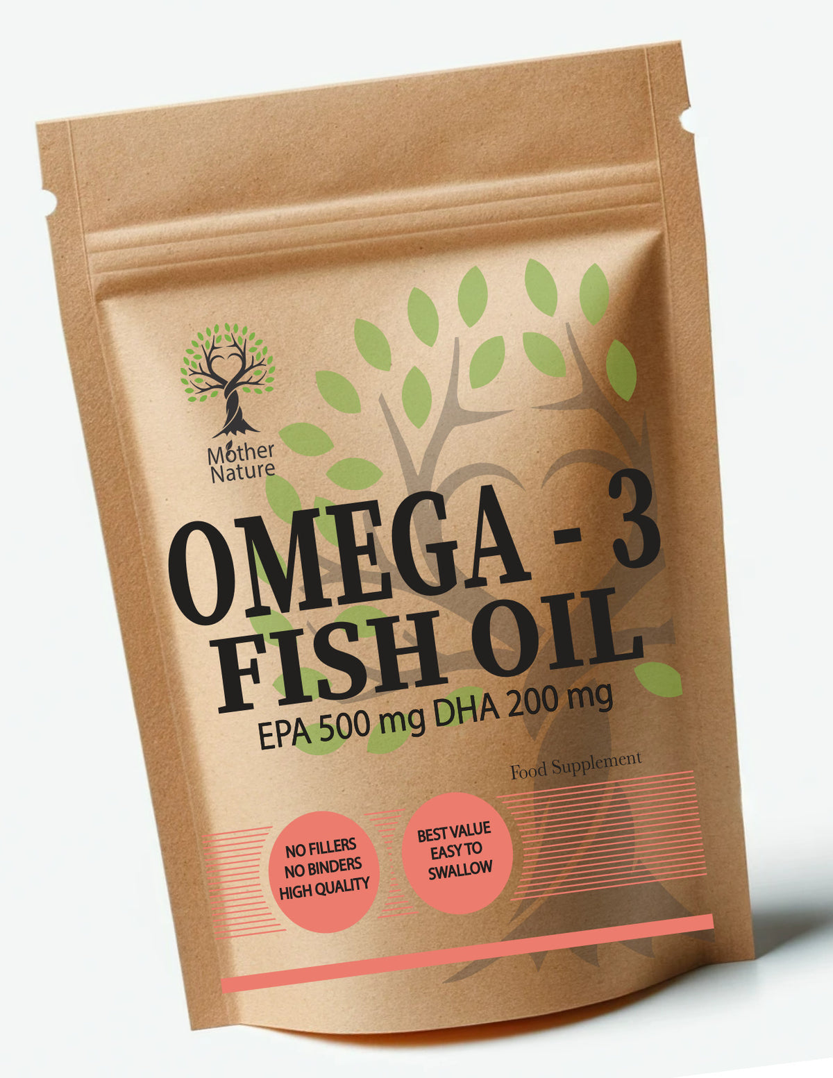 Omega 3 Fish Oil Double Strength - bottle front