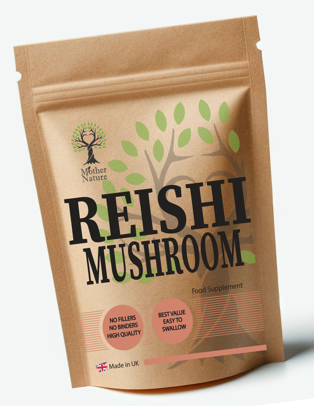 Reishi Mushroom Extract 500 mg - bottle front