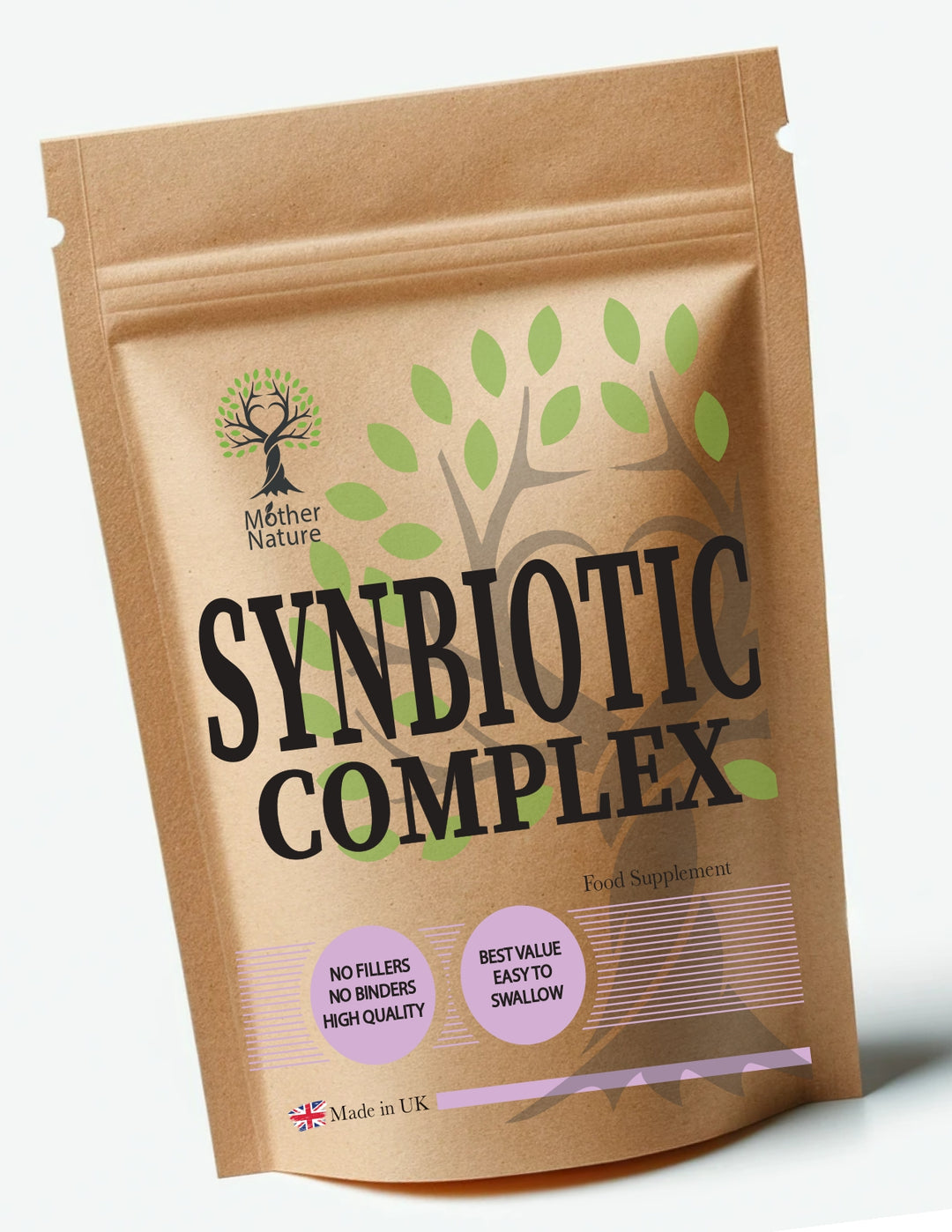 Synbiotic Complex – Advanced Probiotics, Prebiotics & Postbiotics for Gut Health – Mother Nature