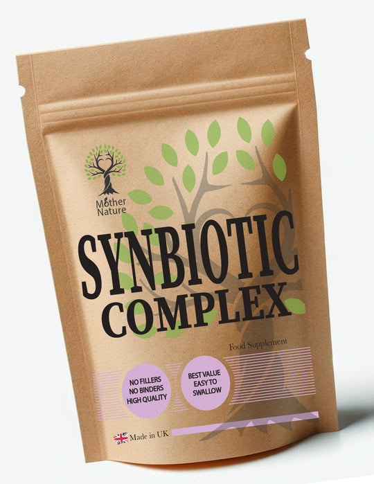 Synbiotic Complex – Advanced Probiotics, Prebiotics & Postbiotics for Gut Health – Mother Nature