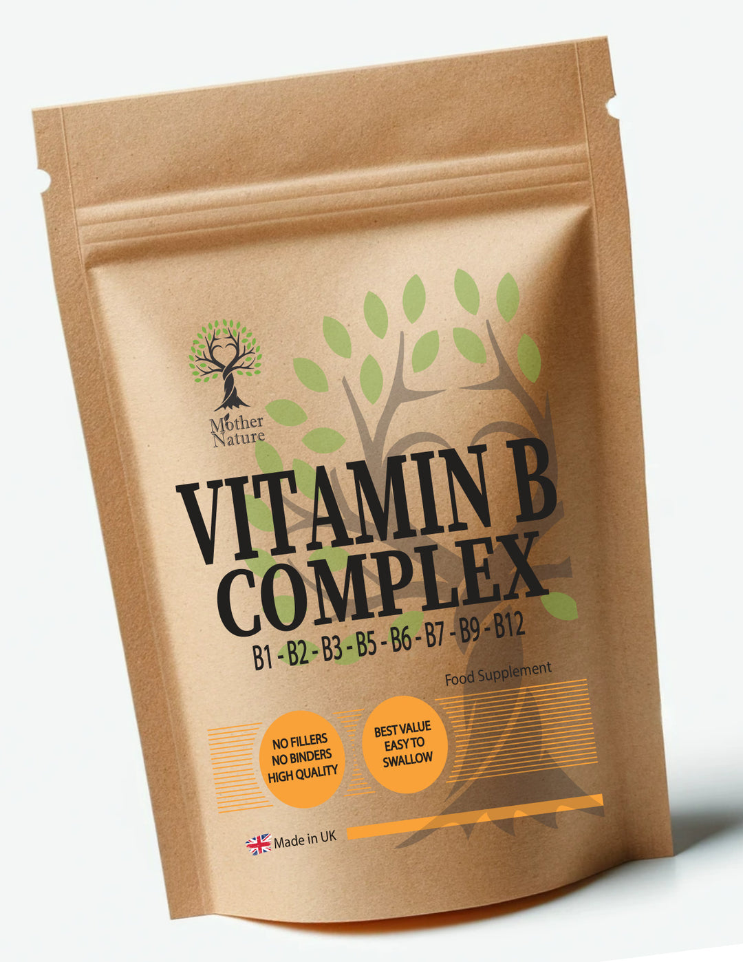 Vegan Vitamin B Complex - bottle front