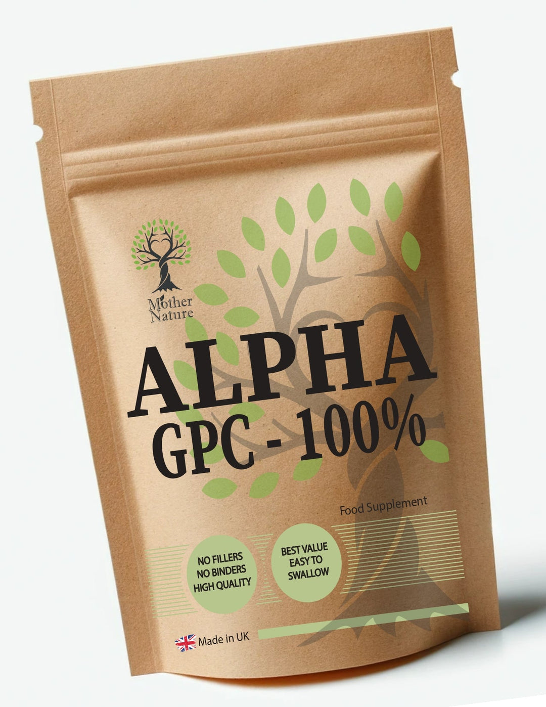 Alpha GPC Capsules – 500 mg – Clean Natural Supplement – Vegan Formula – Mother Nature - MOTHER NATURE SUPPLEMENTSAlpha GPC Capsules – 500 mg – Clean Natural Supplement – Vegan Formula – Mother NatureDiet Supplementss