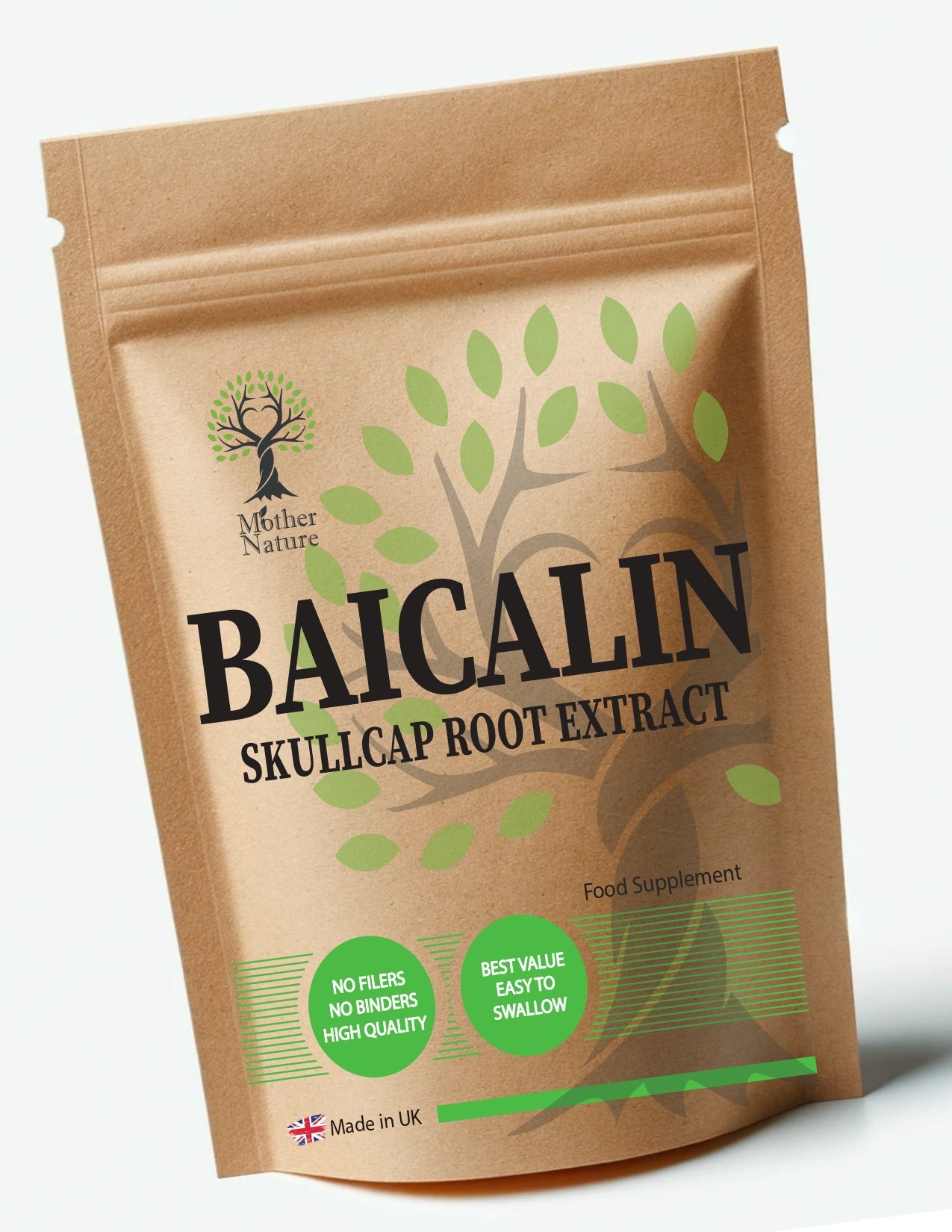 Baicalin Capsules 500mg High Potency Skullcap Root Extarct Clean Natural Baicalin Powder Eco - friendly Best Vegan Supplements Plant - based Holistic Health - MOTHER NATURE SUPPLEMENTSBaicalin Capsules 500mg High Potency Skullcap Root Extarct Clean Natural Baicalin Powder Eco - friendly Best Vegan Supplements Plant - based Holistic HealthDiet Supplementss