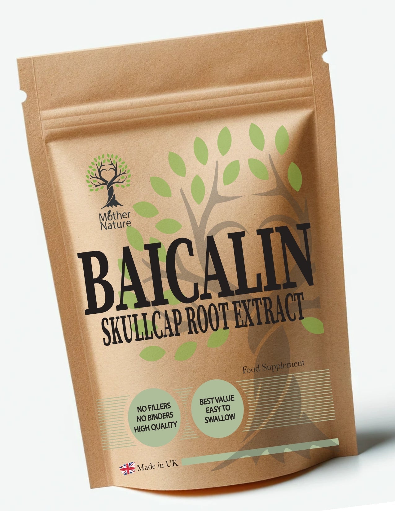 Baicalin Skullcap Root Extract 400 mg – Vegan Capsules – Plant - Based Herbal Supplement – Pure Formula – Mother Nature - MOTHER NATURE SUPPLEMENTSBaicalin Skullcap Root Extract 400 mg – Vegan Capsules – Plant - Based Herbal Supplement – Pure Formula – Mother NatureDiet Supplementss