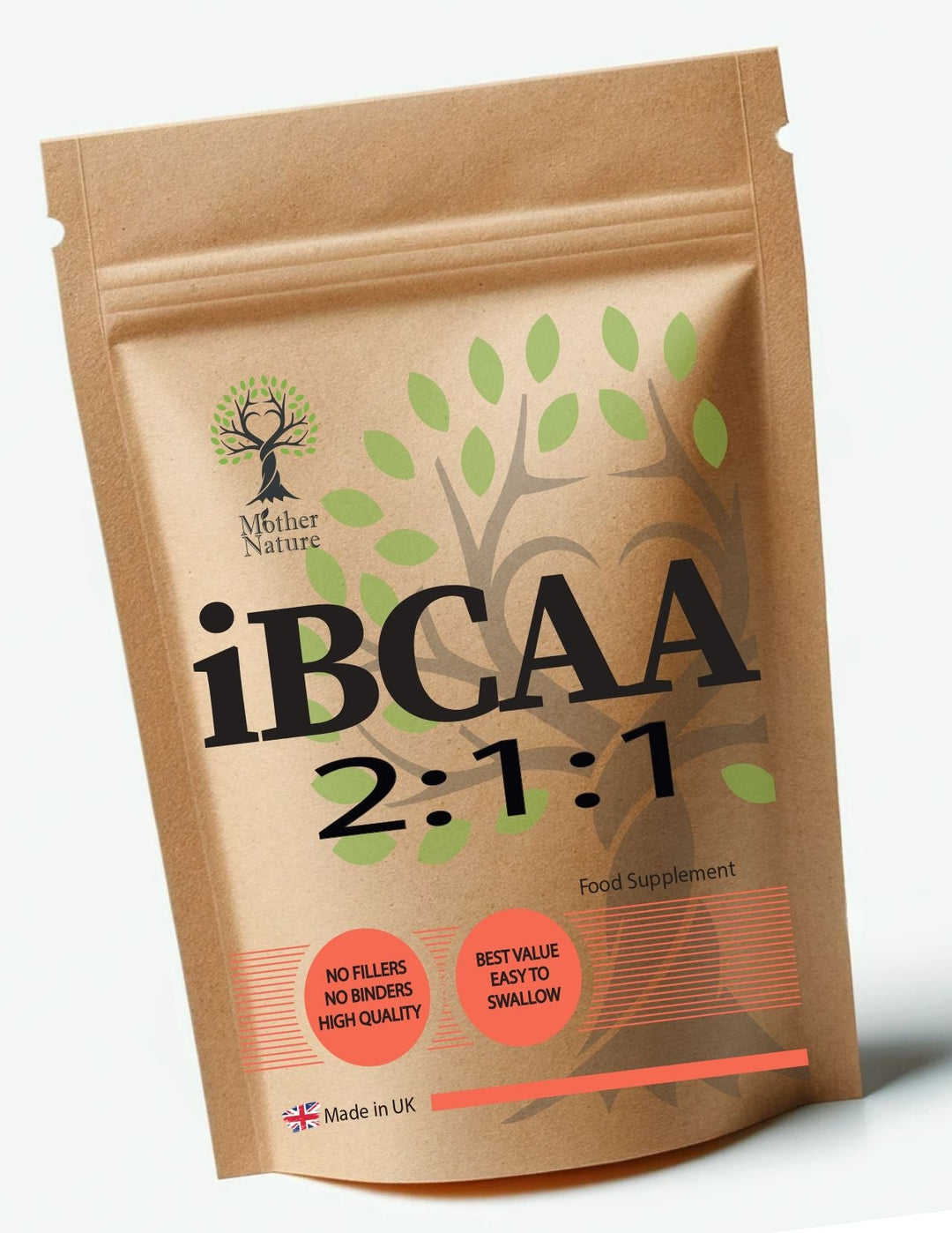 BCAA 2: 1: 1 Capsules 500 mg – Mother Nature - MOTHER NATURE SUPPLEMENTSBCAA 2: 1: 1 Capsules 500 mg – Mother NatureDiet Supplementss