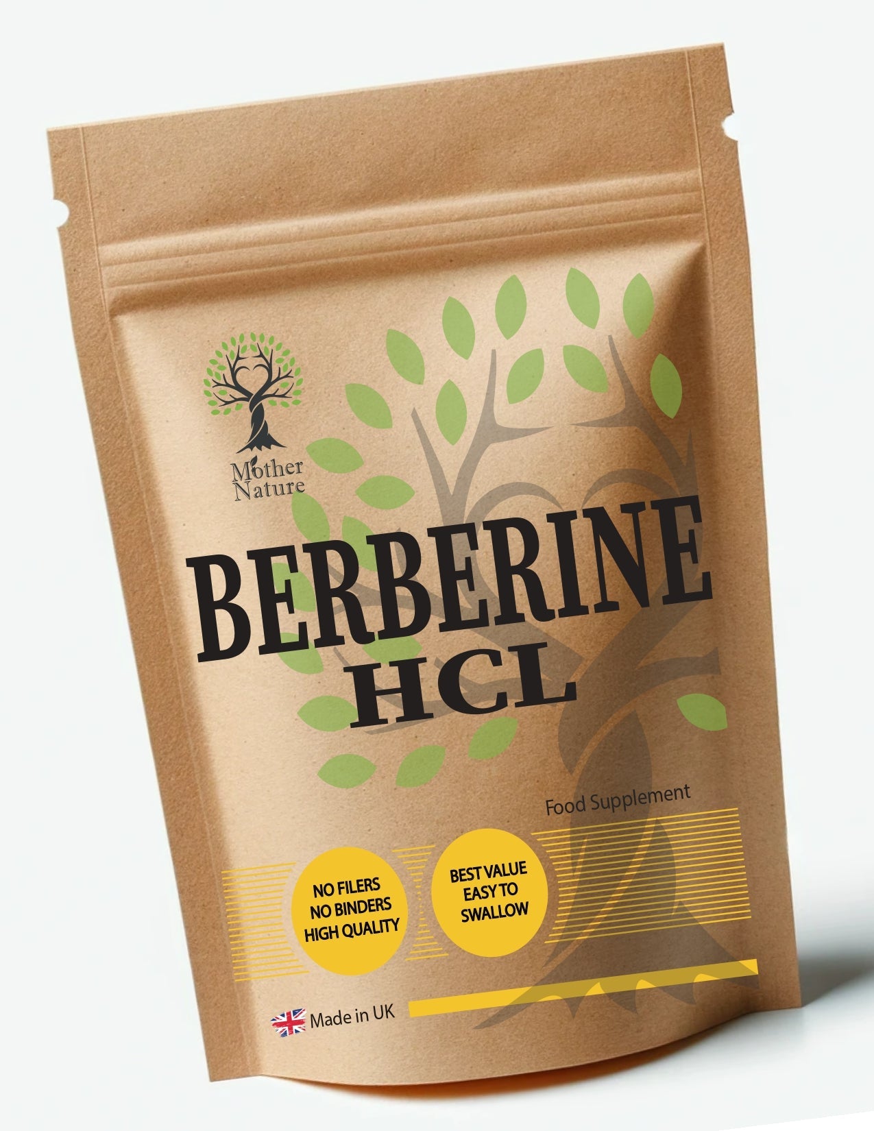 Berberine Capsules 450mg High Potency Clean Natural Berberine Extract Eco - friendly Best Vegan Supplements Plant - based Holistic Health - MOTHER NATURE SUPPLEMENTSBerberine Capsules 450mg High Potency Clean Natural Berberine Extract Eco - friendly Best Vegan Supplements Plant - based Holistic Health