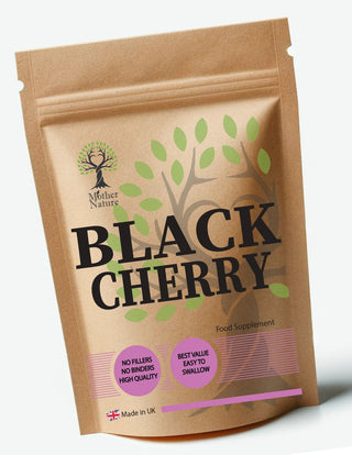 Black Cherry Capsules 500 mg – Clean Natural Vegan Supplements - Mother Nature