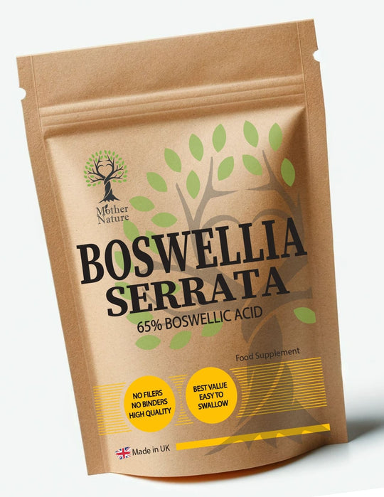 Boswellia Capsules 500 mg – Mother Nature - MOTHER NATURE SUPPLEMENTSBoswellia Capsules 500 mg – Mother NatureDiet Supplementss
