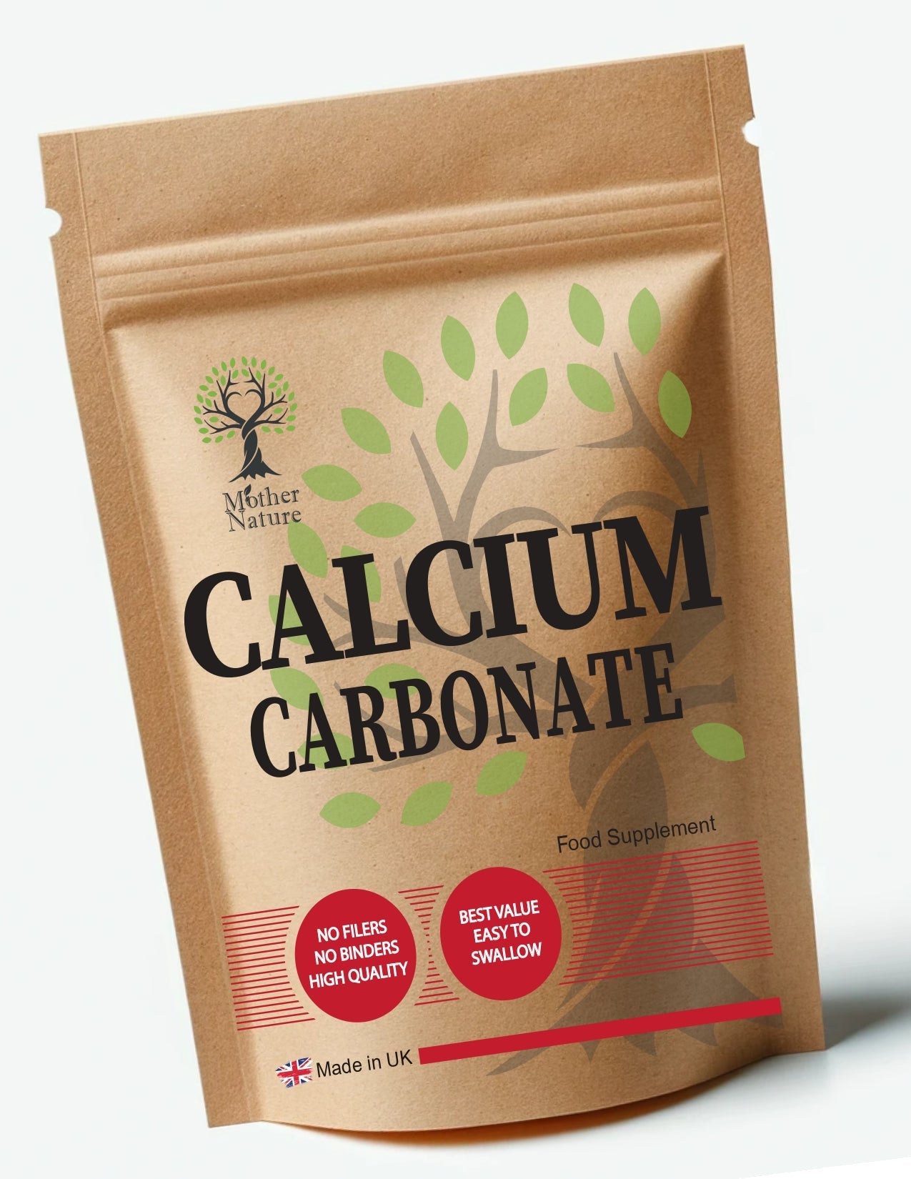 Calcium Capsules 400mg Calcium Powder Calcium Carbonate Minerals Vegan Supplements - MOTHER NATURE SUPPLEMENTSCalcium Capsules 400mg Calcium Powder Calcium Carbonate Minerals Vegan Supplements