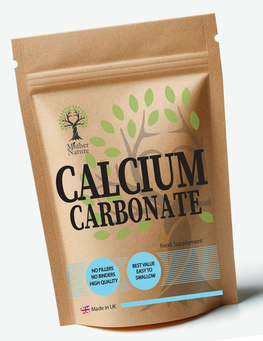 Calcium Carbonate 400 mg – Mother Nature - MOTHER NATURE SUPPLEMENTSCalcium Carbonate 400 mg – Mother NatureDiet Supplementss