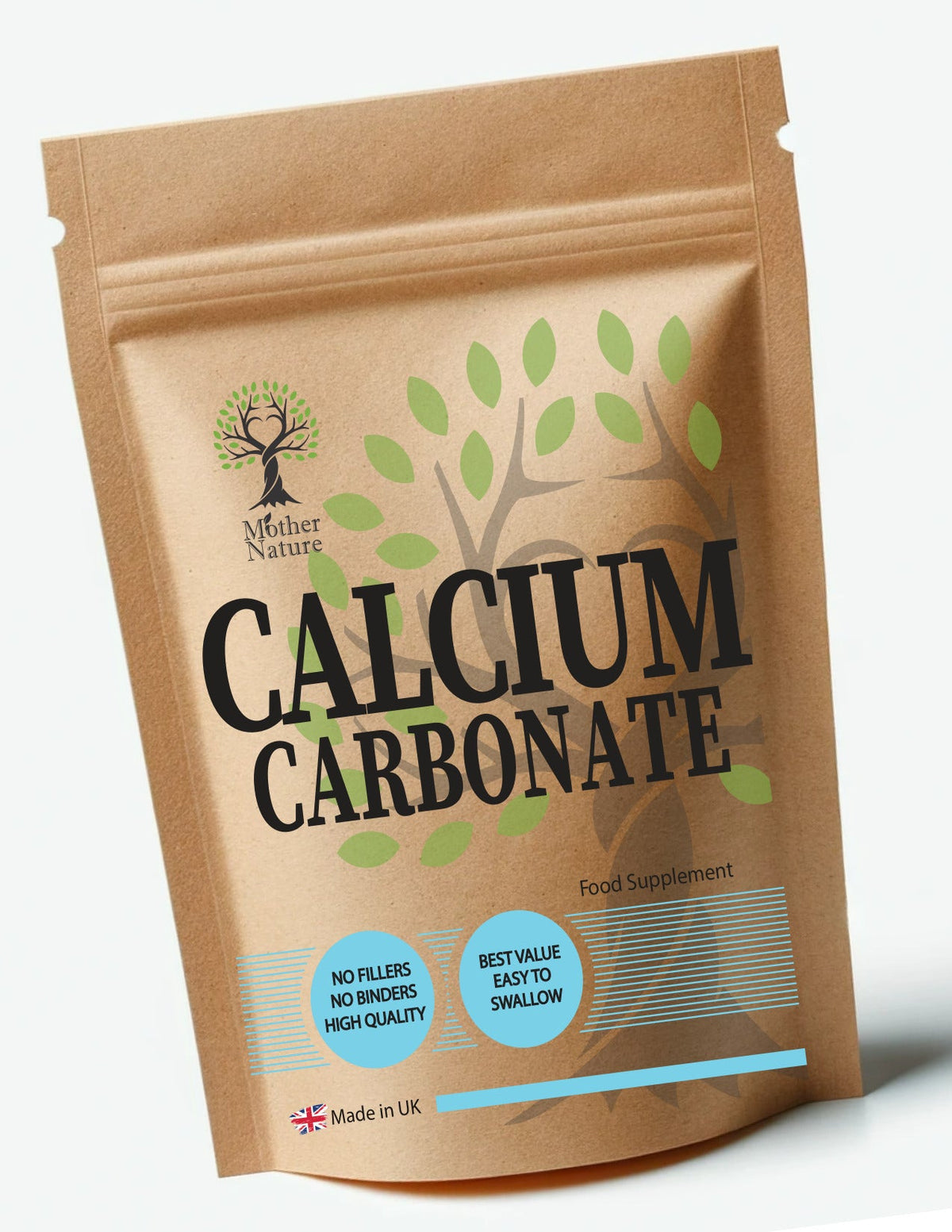 Calcium Carbonate 400 mg – Mother Nature - MOTHER NATURE SUPPLEMENTSCalcium Carbonate 400 mg – Mother NatureDiet Supplements
