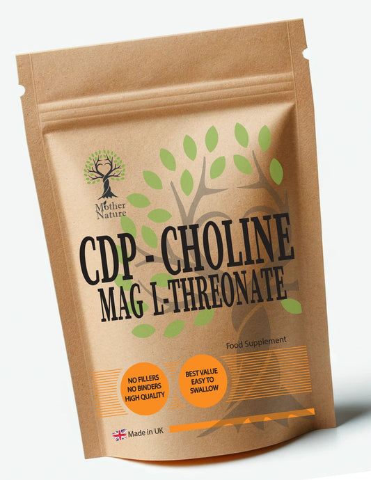 CDP Choline Capsules 600mg Magnesium L - threonate Capsules Natural CDP Citicoline Citicoline Supplement Vegan - MOTHER NATURE SUPPLEMENTSCDP Choline Capsules 600mg Magnesium L - threonate Capsules Natural CDP Citicoline Citicoline Supplement VeganDiet Supplementss