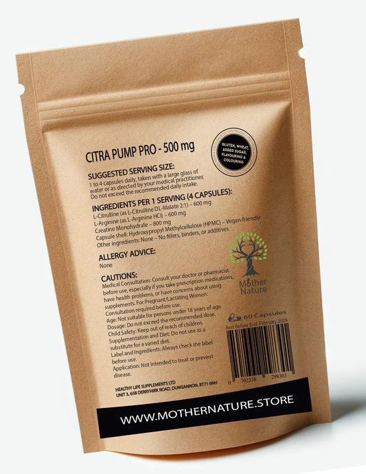 Citra - Pump Pro L Arginine L - Citrulline Creatine Powder Clean Eco - Friendly Vegan Supplements - MOTHER NATURE SUPPLEMENTSCitra - Pump Pro L Arginine L - Citrulline Creatine Powder Clean Eco - Friendly Vegan SupplementsDiet Supplementss