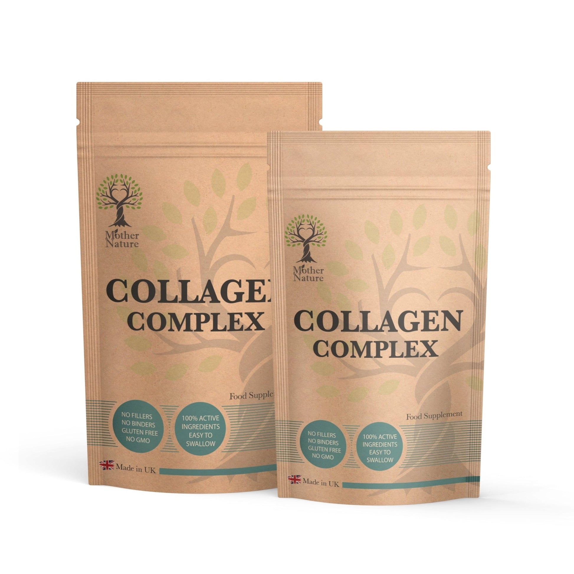 Collagen Complex+ Capsules 650mg Zinc Selenium Biotin Hyaluronic Acid Vitamin C Supplement Collagen Powder - MOTHER NATURE SUPPLEMENTSCollagen Complex+ Capsules 650mg Zinc Selenium Biotin Hyaluronic Acid Vitamin C Supplement Collagen Powder