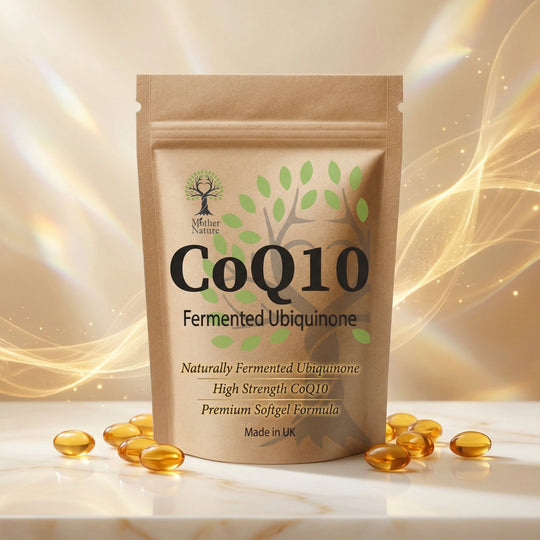 CoQ10 500mg High Absorption Natural Fermented Coenzyme Q10 Ubiquinone Softgels – Mother Nature - MOTHER NATURE SUPPLEMENTSCoQ10 500mg High Absorption Natural Fermented Coenzyme Q10 Ubiquinone Softgels – Mother NatureDiet Supplementss