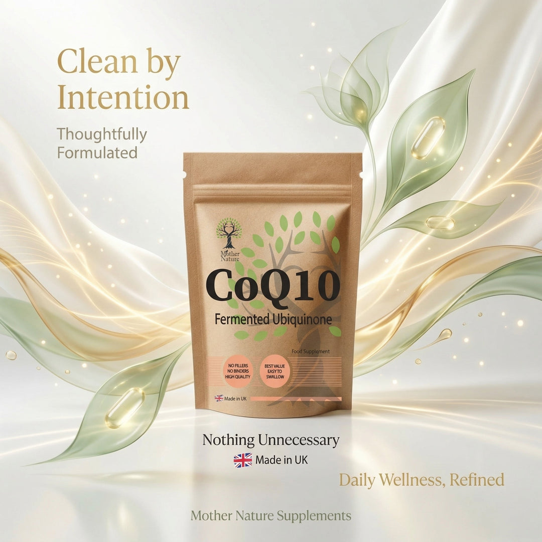 CoQ10 500mg High Absorption Natural Fermented Coenzyme Q10 Ubiquinone Softgels – Mother Nature - MOTHER NATURE SUPPLEMENTSCoQ10 500mg High Absorption Natural Fermented Coenzyme Q10 Ubiquinone Softgels – Mother NatureDiet Supplementss