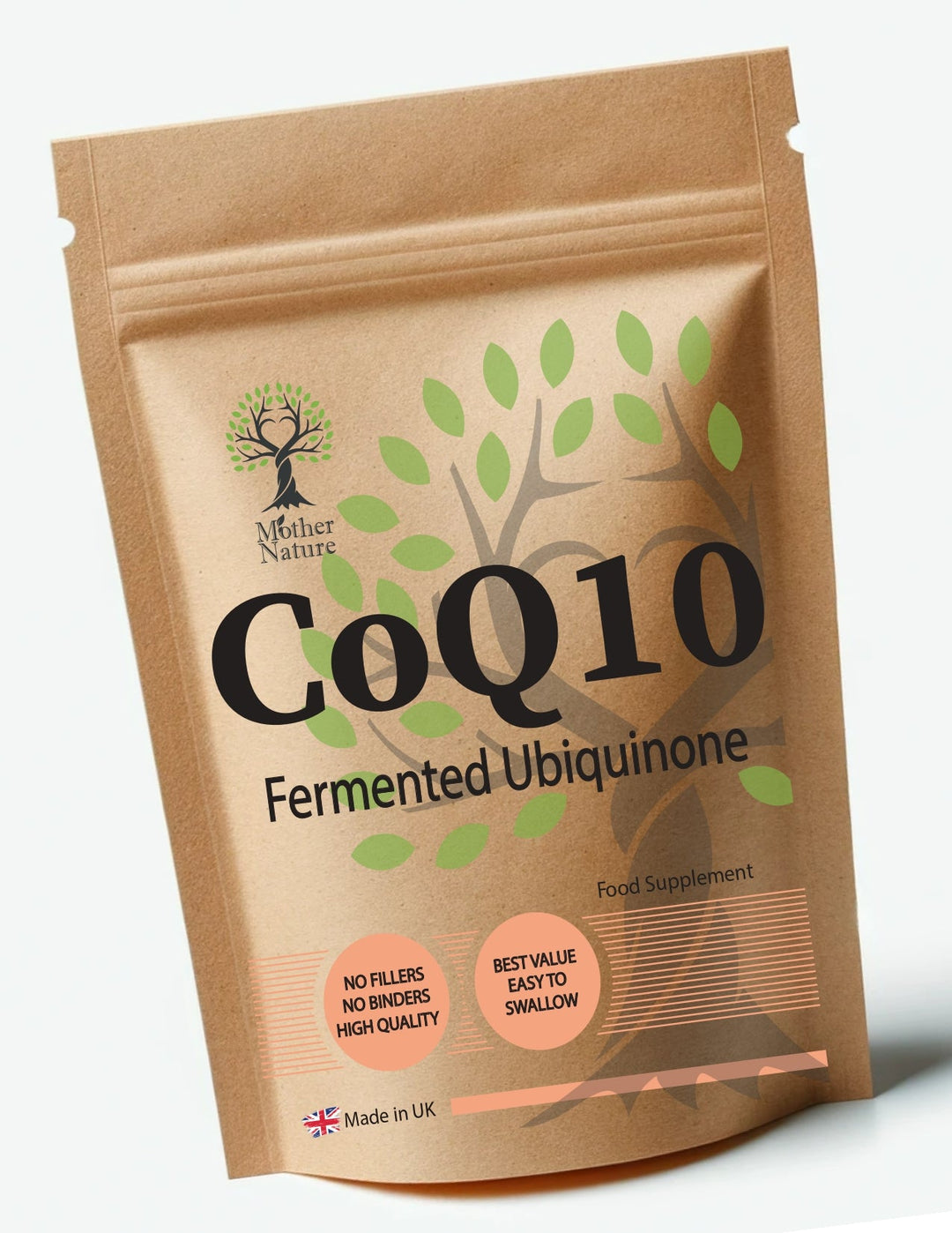 CoQ10 500mg High Absorption Natural Fermented Coenzyme Q10 Ubiquinone Softgels – Mother Nature - MOTHER NATURE SUPPLEMENTSCoQ10 500mg High Absorption Natural Fermented Coenzyme Q10 Ubiquinone Softgels – Mother NatureDiet Supplementss