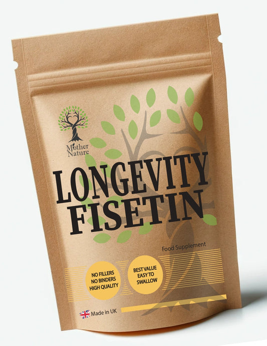 Fisetin Capsules 450mg Natural Fisetin Powder Eco - friendly Best Vegan Supplements Plant - based Holistic Health - MOTHER NATURE SUPPLEMENTSFisetin Capsules 450mg Natural Fisetin Powder Eco - friendly Best Vegan Supplements Plant - based Holistic HealthDiet Supplementss