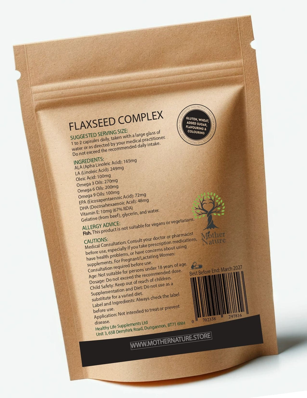 Flaxseed Oil 1000 mg – Mother Nature - MOTHER NATURE SUPPLEMENTSFlaxseed Oil 1000 mg – Mother NatureDiet Supplementss