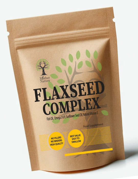 Flaxseed Oil 1000mg – Omega 3-6-9 Fish Oil with Vitamin E Softgels | Mother Nature - MOTHER NATURE SUPPLEMENTSFlaxseed Oil 1000mg – Omega 3-6-9 Fish Oil with Vitamin E Softgels | Mother NatureDiet Supplements