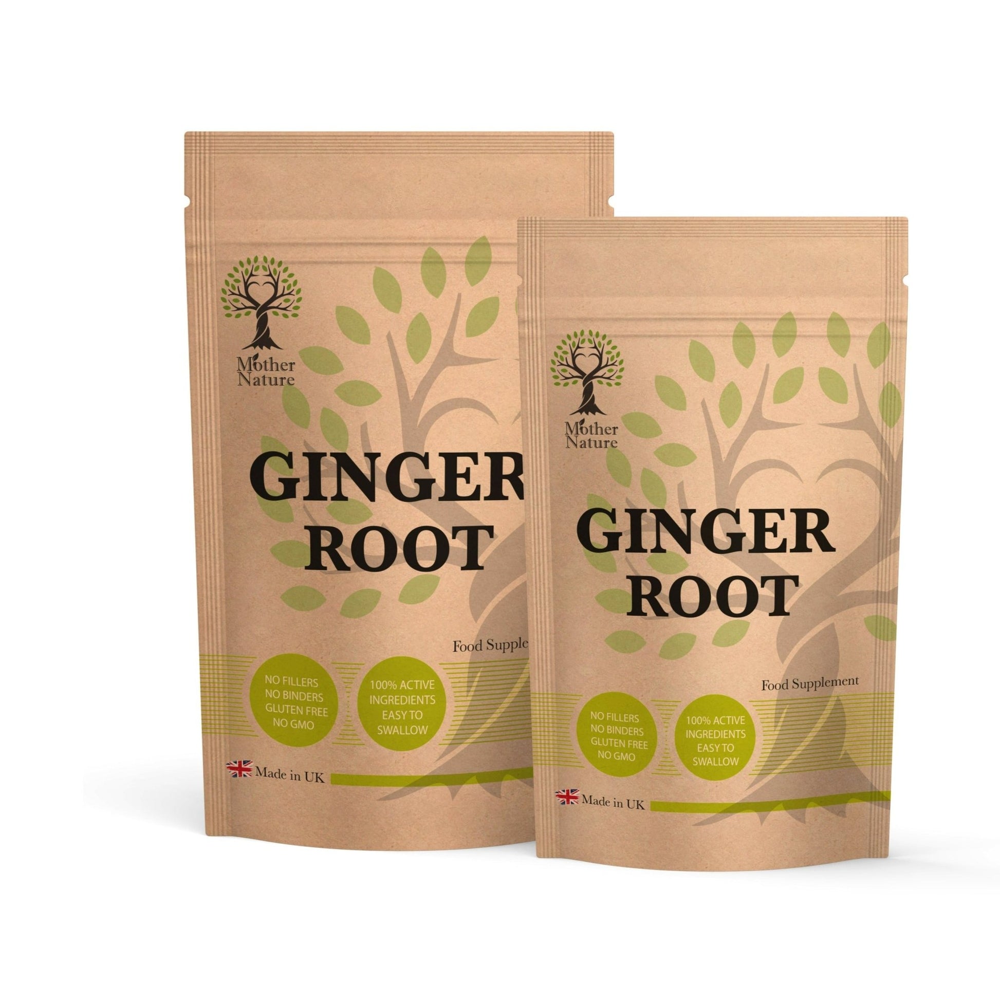 Ginger Root 600mg Natural Ginger capsules Clean Vegan Supplements Gingerols 5% Vegan - MOTHER NATURE SUPPLEMENTSGinger Root 600mg Natural Ginger capsules Clean Vegan Supplements Gingerols 5% Vegan