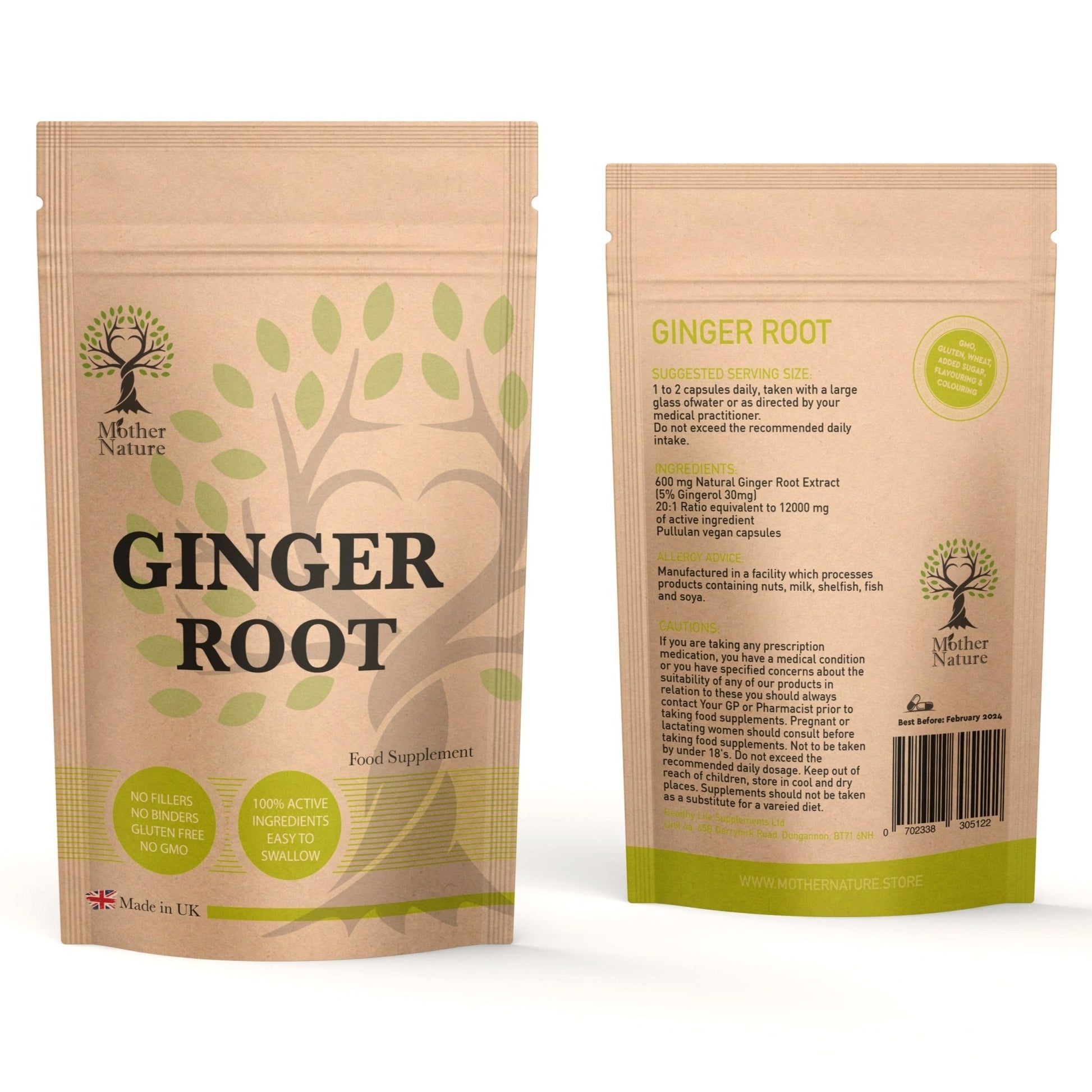 Ginger Root 600mg Natural Ginger capsules Clean Vegan Supplements Gingerols 5% Vegan - MOTHER NATURE SUPPLEMENTSGinger Root 600mg Natural Ginger capsules Clean Vegan Supplements Gingerols 5% Vegan