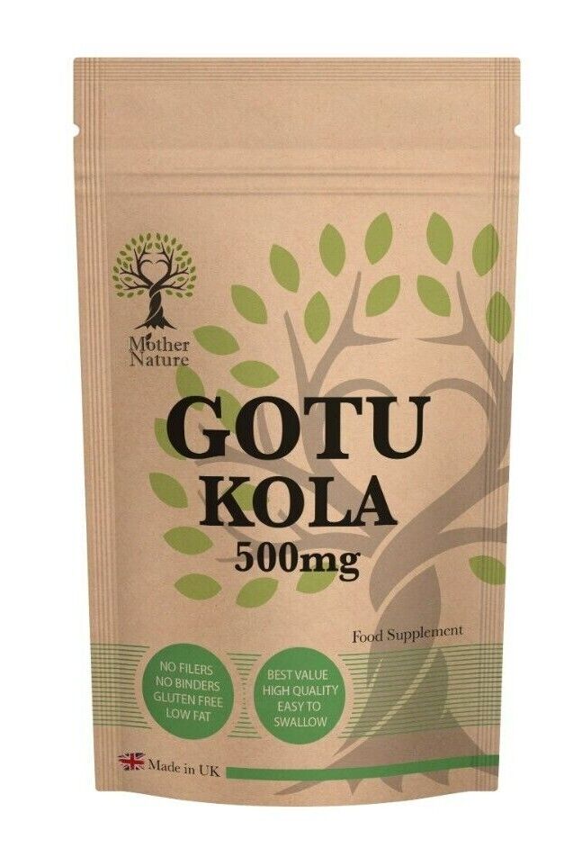 Gotu Kola Capsules 500mg Best Natural Clean Supplement Gotu Kola Powder Vegan - MOTHER NATURE SUPPLEMENTSGotu Kola Capsules 500mg Best Natural Clean Supplement Gotu Kola Powder Vegan