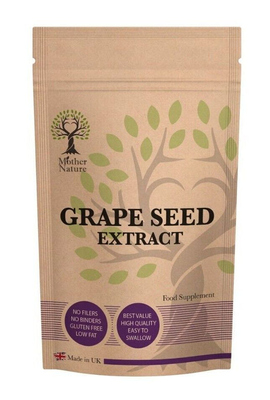 Grape Seed Extract Capsules 550mg Grape Seed Extract Powder Natural Supplement - MOTHER NATURE SUPPLEMENTSGrape Seed Extract Capsules 550mg Grape Seed Extract Powder Natural Supplement