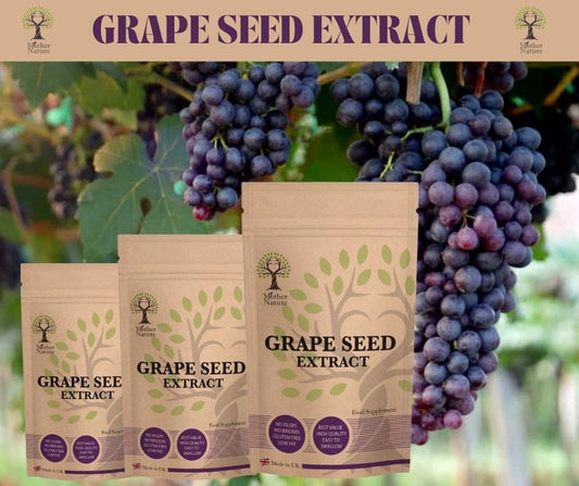 Grape Seed Extract Capsules 550mg Grape Seed Extract Powder Natural Supplement - MOTHER NATURE SUPPLEMENTSGrape Seed Extract Capsules 550mg Grape Seed Extract Powder Natural Supplement