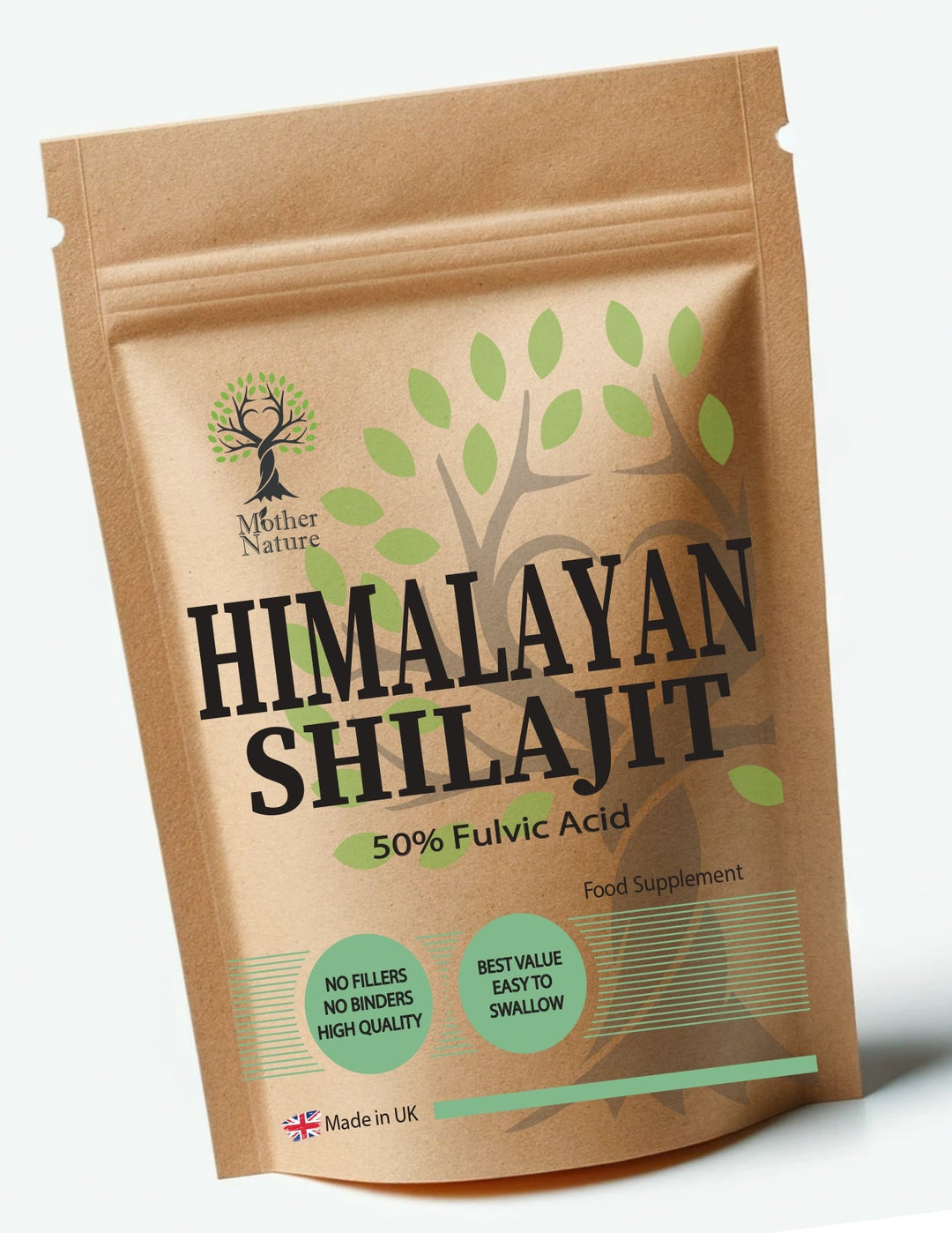 Himalayan Shilajit Extract 500 mg – Vegan Supplement Capsules – Pure Plant - Based Formula – Mother Nature - MOTHER NATURE SUPPLEMENTSHimalayan Shilajit Extract 500 mg – Vegan Supplement Capsules – Pure Plant - Based Formula – Mother NatureDiet Supplementss