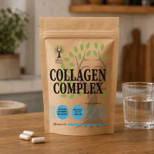 Hydrolysed Marine Collagen 500mg – Collagen Complex Type I, II & III | Mother Nature - MOTHER NATURE SUPPLEMENTSHydrolysed Marine Collagen 500mg – Collagen Complex Type I, II & III | Mother NatureDiet Supplements