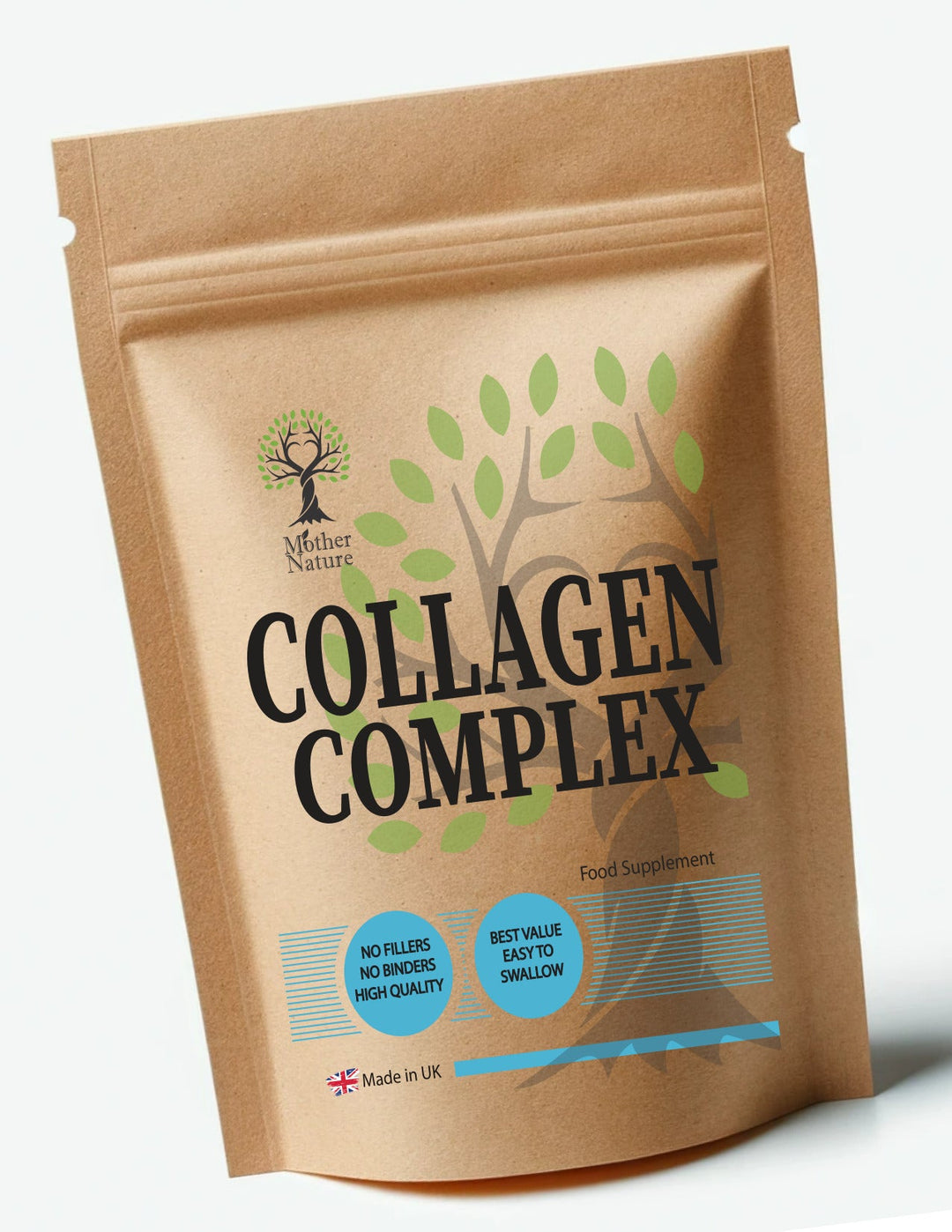 Hydrolysed Marine Collagen 500mg – Collagen Complex Type I, II & III | Mother Nature - MOTHER NATURE SUPPLEMENTSHydrolysed Marine Collagen 500mg – Collagen Complex Type I, II & III | Mother NatureDiet Supplements