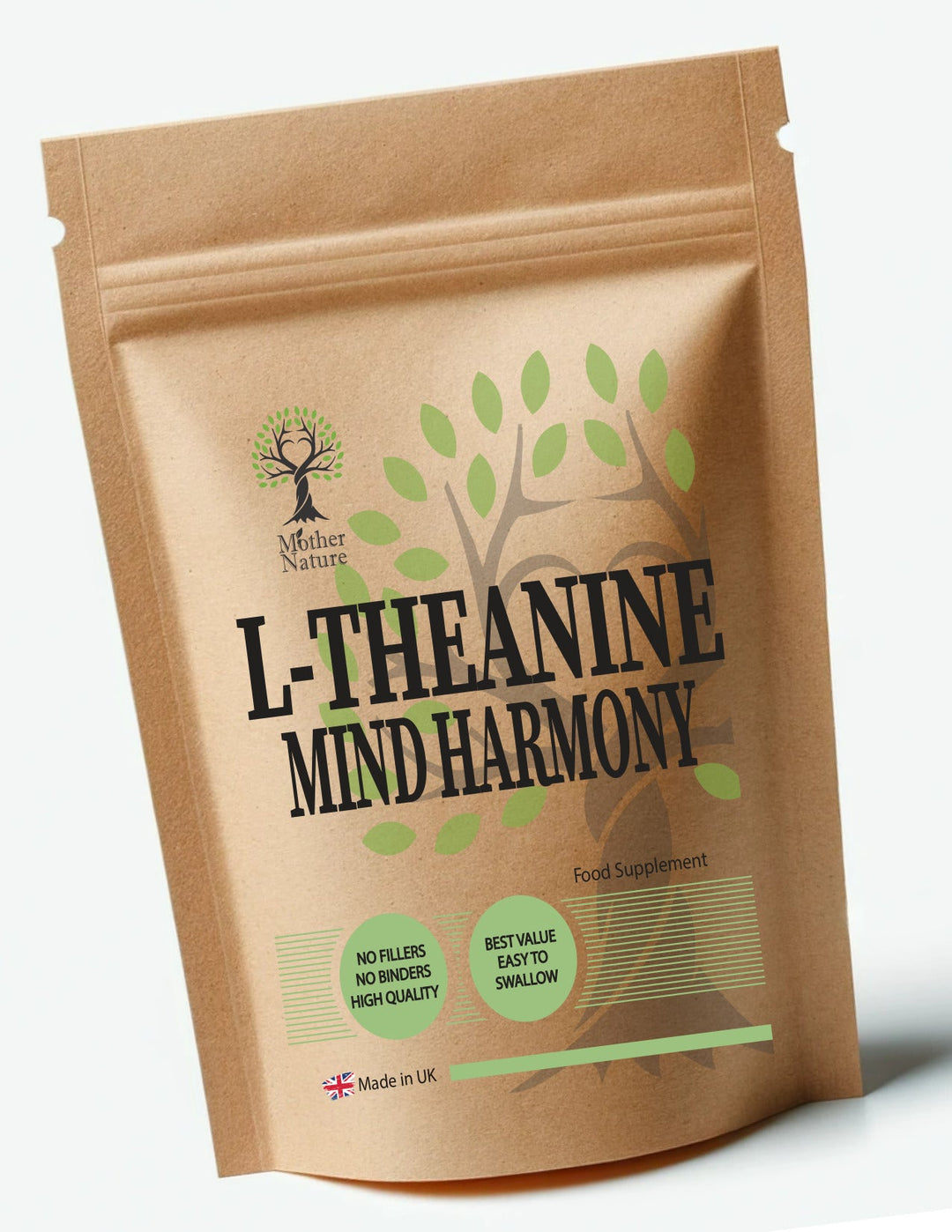 L Theanine 400 mg – Mother Nature - MOTHER NATURE SUPPLEMENTSL Theanine 400 mg – Mother NatureDiet Supplements