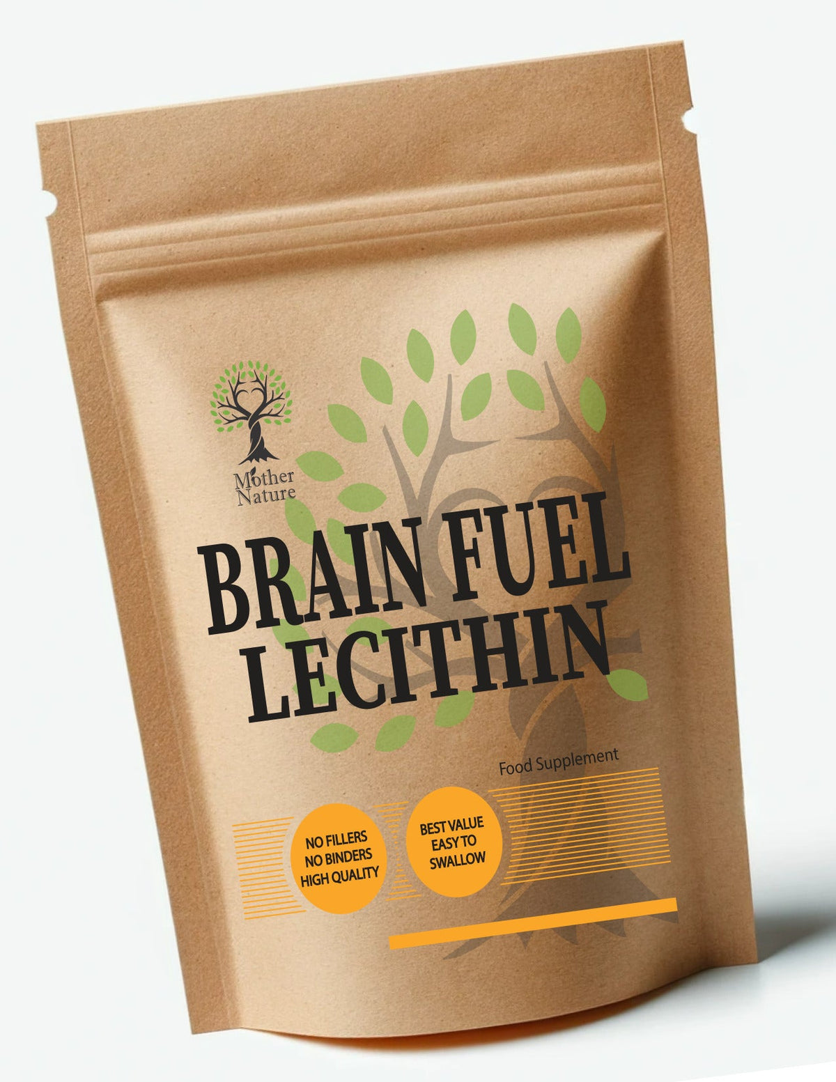 Lecithin 1200mg – Vegan Capsules | Mother Nature - MOTHER NATURE SUPPLEMENTSLecithin 1200mg – Vegan Capsules | Mother NatureDiet Supplements