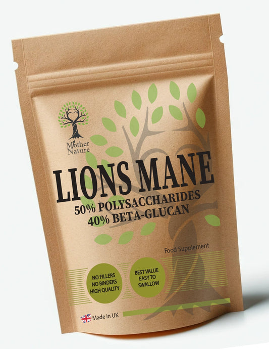 Lion’s Mane Capsules 500mg Fruit Mushroom Extract Clean Natural Lion’s Mane 50% Polysaccharides 40% Beta - Glucan Eco - friendly Best Vegan Supplements Plant - based Holistic Health - MOTHER NATURE SUPPLEMENTSLion’s Mane Capsules 500mg Fruit Mushroom Extract Clean Natural Lion’s Mane 50% Polysaccharides 40% Beta - Glucan Eco - friendly Best Vegan Supplements Plant - based Holistic HealthDiet Supplementss