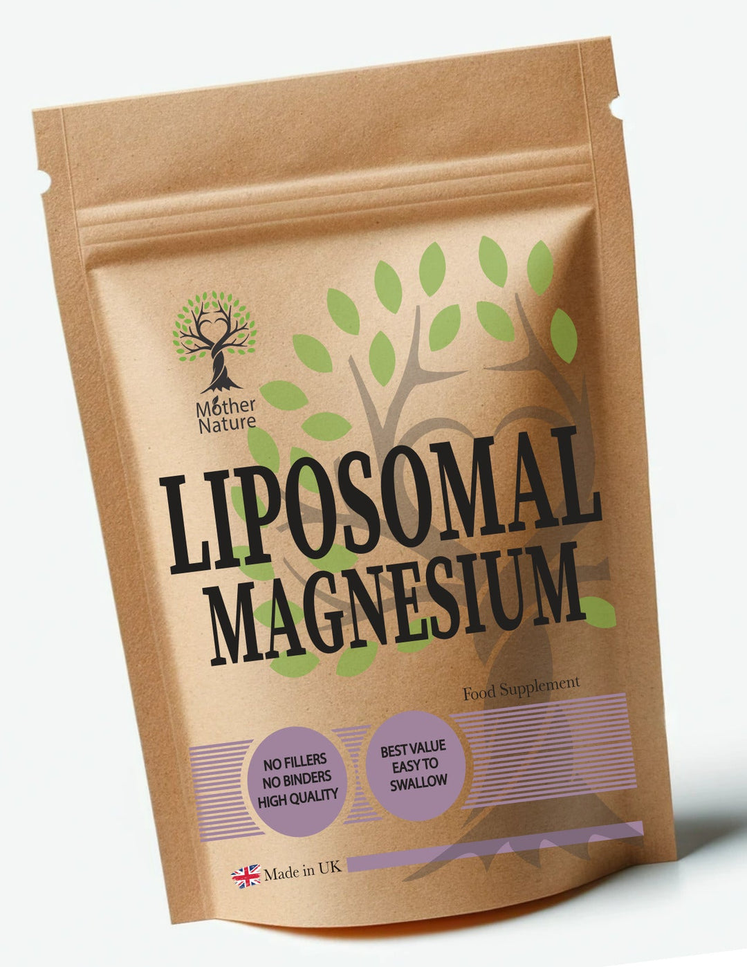 Liposomal Magnesium Glycinate 600mg – 100mg Elemental Magnesium with Sunflower Lecithin | Mother Nature - MOTHER NATURE SUPPLEMENTSLiposomal Magnesium Glycinate 600mg – 100mg Elemental Magnesium with Sunflower Lecithin | Mother NatureDiet Supplements