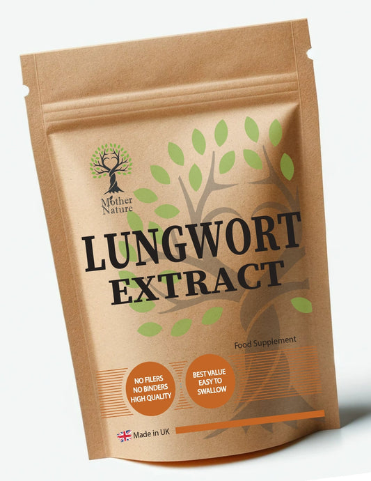 Lungwort 550mg High Potency Clean Natural Lungwort Capsules Eco - friendly Best Vegan Supplements Plant - based Holistic Health - MOTHER NATURE SUPPLEMENTSLungwort 550mg High Potency Clean Natural Lungwort Capsules Eco - friendly Best Vegan Supplements Plant - based Holistic Health