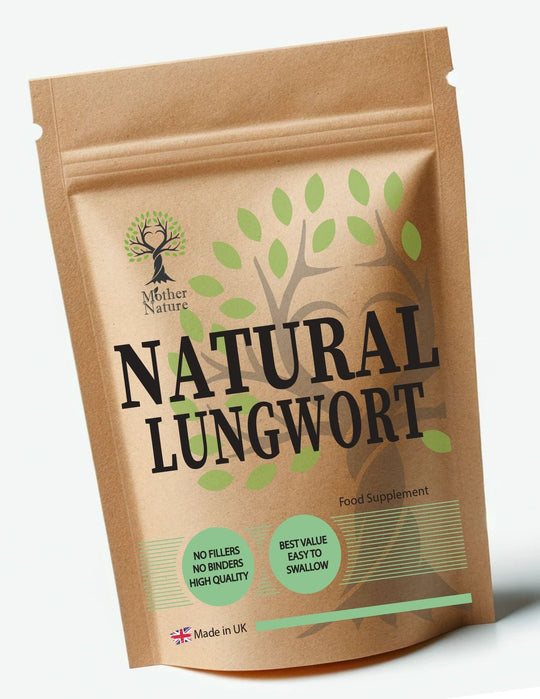 Lungwort Capsules 500 mg – Mother Nature - MOTHER NATURE SUPPLEMENTSLungwort Capsules 500 mg – Mother NatureDiet Supplementss