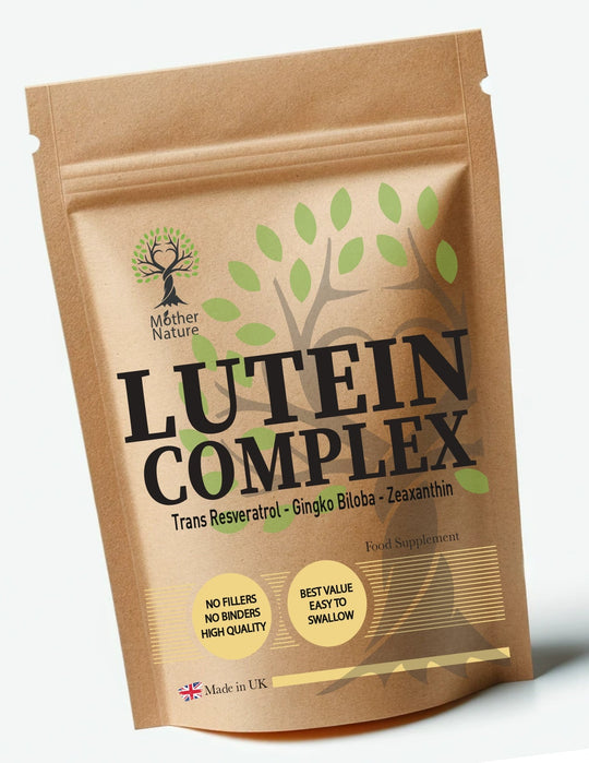 Lutein Complex 350 mg – Zaxanthin - Ginkgo Biloba - Trans Resveratrol - Mother Nature - MOTHER NATURE SUPPLEMENTSLutein Complex 350 mg – Zaxanthin - Ginkgo Biloba - Trans Resveratrol - Mother NatureDiet Supplements
